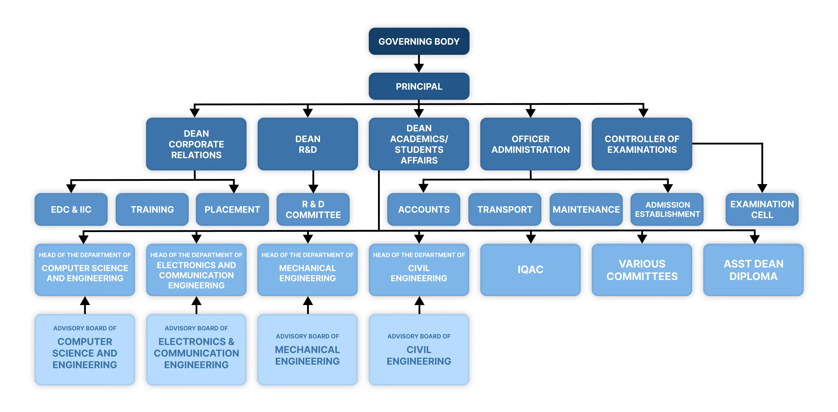 Organizational Structure of the Institute